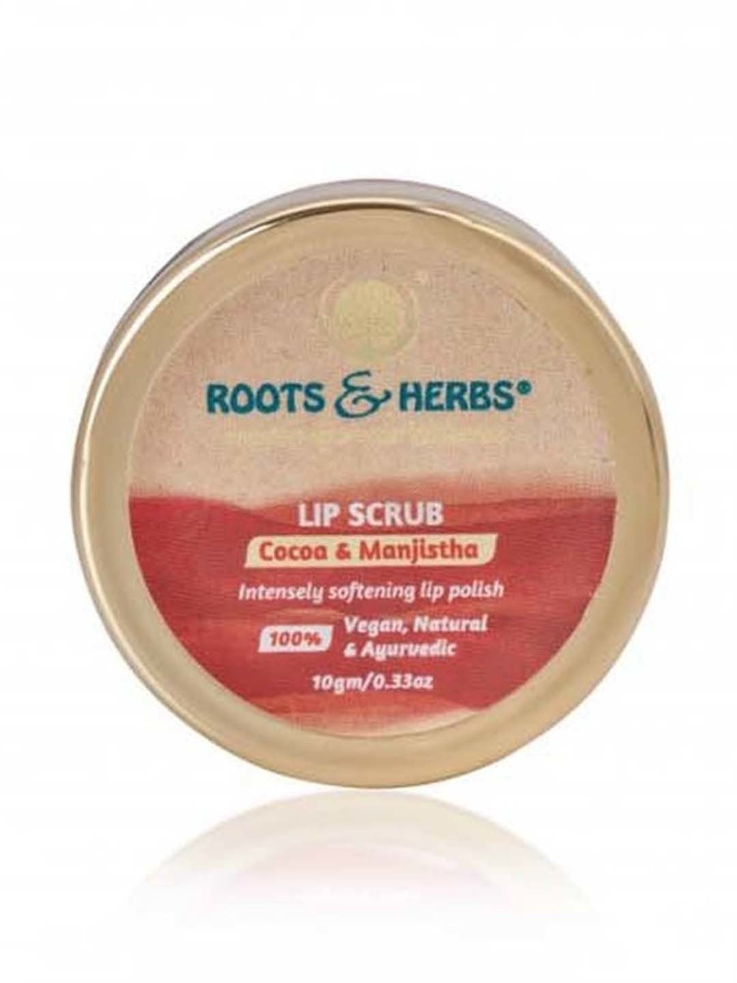 ROOTS AND HERBS Cocoa Manjistha Lip Scrub - 340 gm