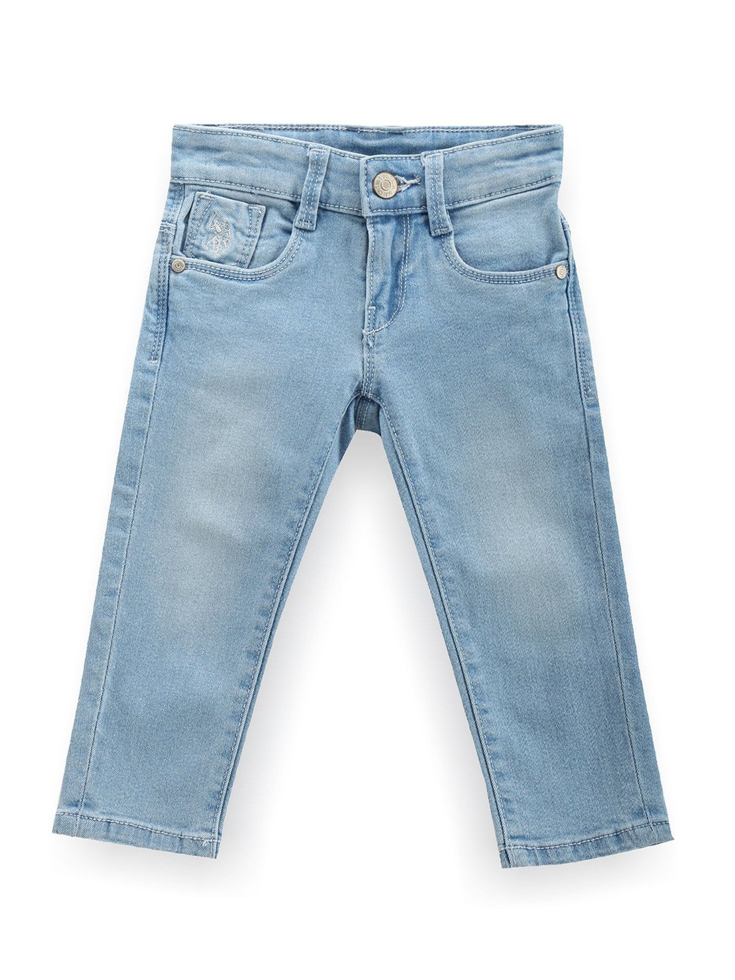 U.S. Polo Assn. Boys Blue Solid Jeans