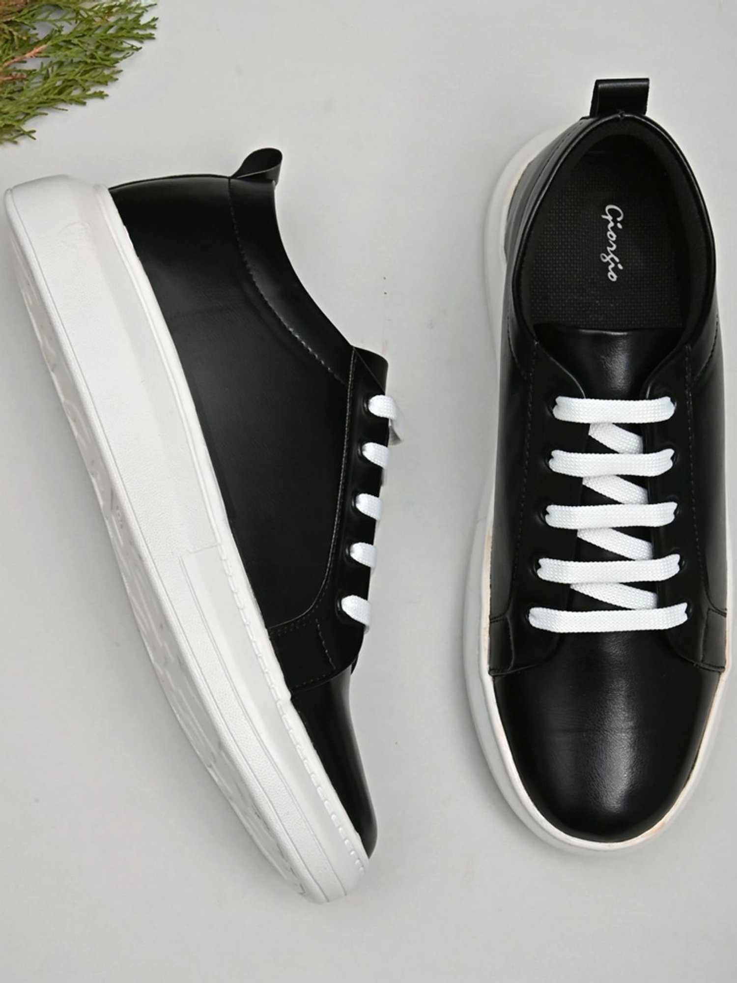 Giorgio Men's Black Casual Sneakers