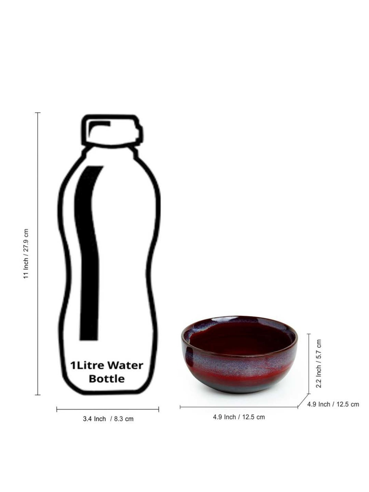 ExclusiveLane 'Magma Bowls' Hand Glazed Studio Pottery Ceramic Soup Bowls With Spoons (Set Of 2)