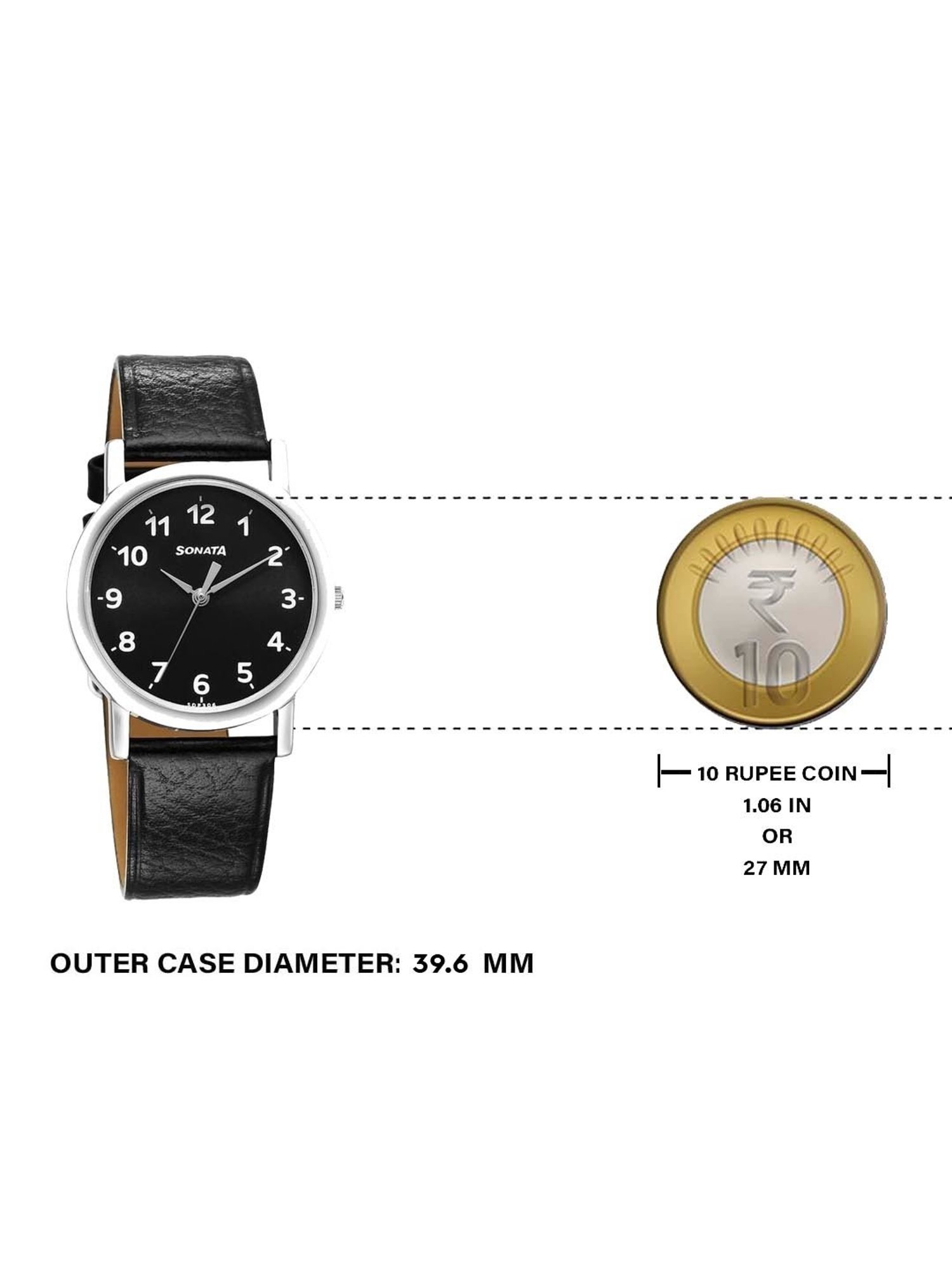 Sonata NS7987SL05W Classic Analog Watch for Men