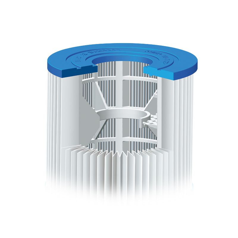 Summer Waves P57000104 Replacement Type D Swimming Pool and Hot Tub Spa Cartridge with Heavy Duty Ultimate Filtration Paper (8 Pack)