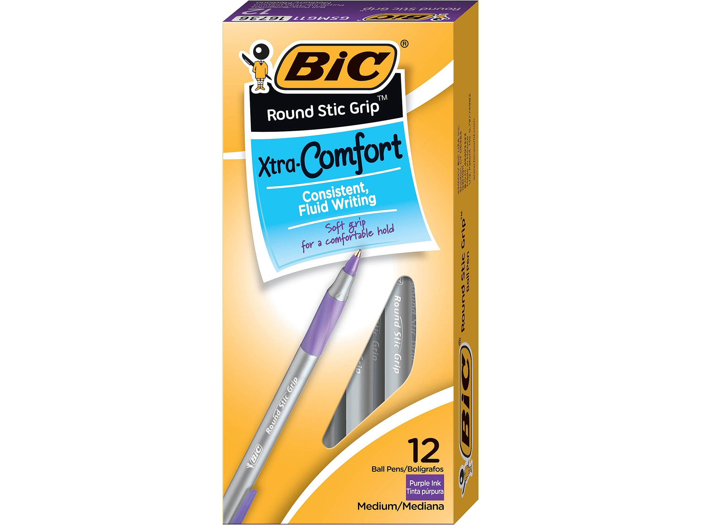 Bic Ultra Round Stic Grip Pens