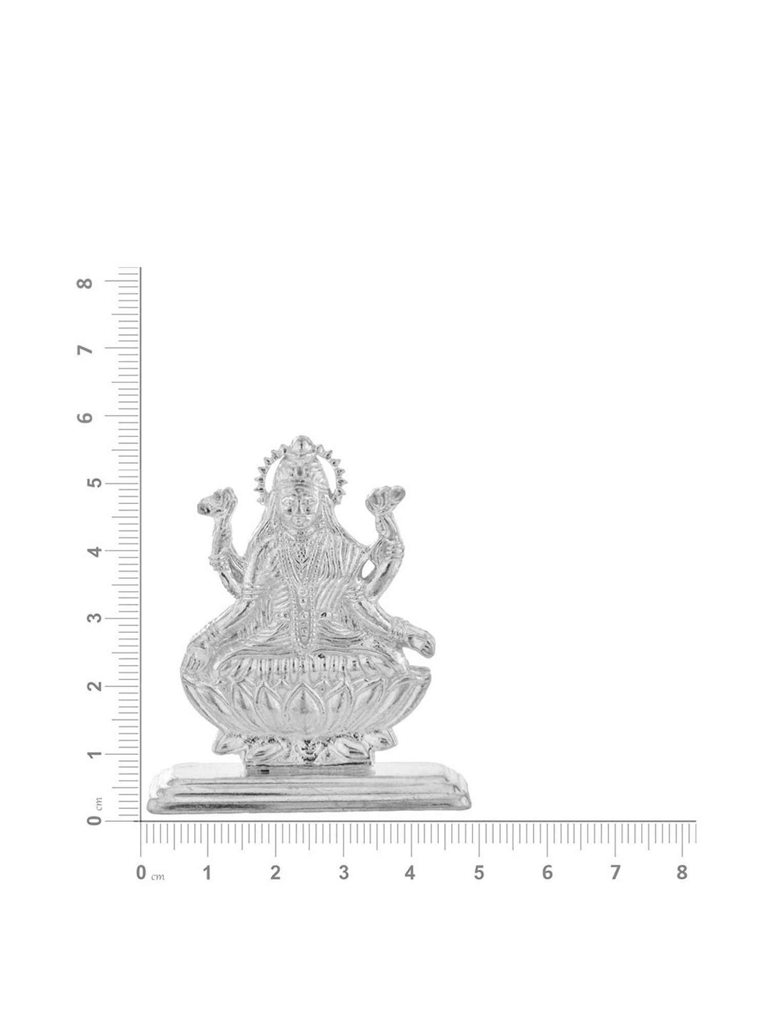 Sri Jagdamba Pearls Laxmi 0.8 Silver Divine Idol
