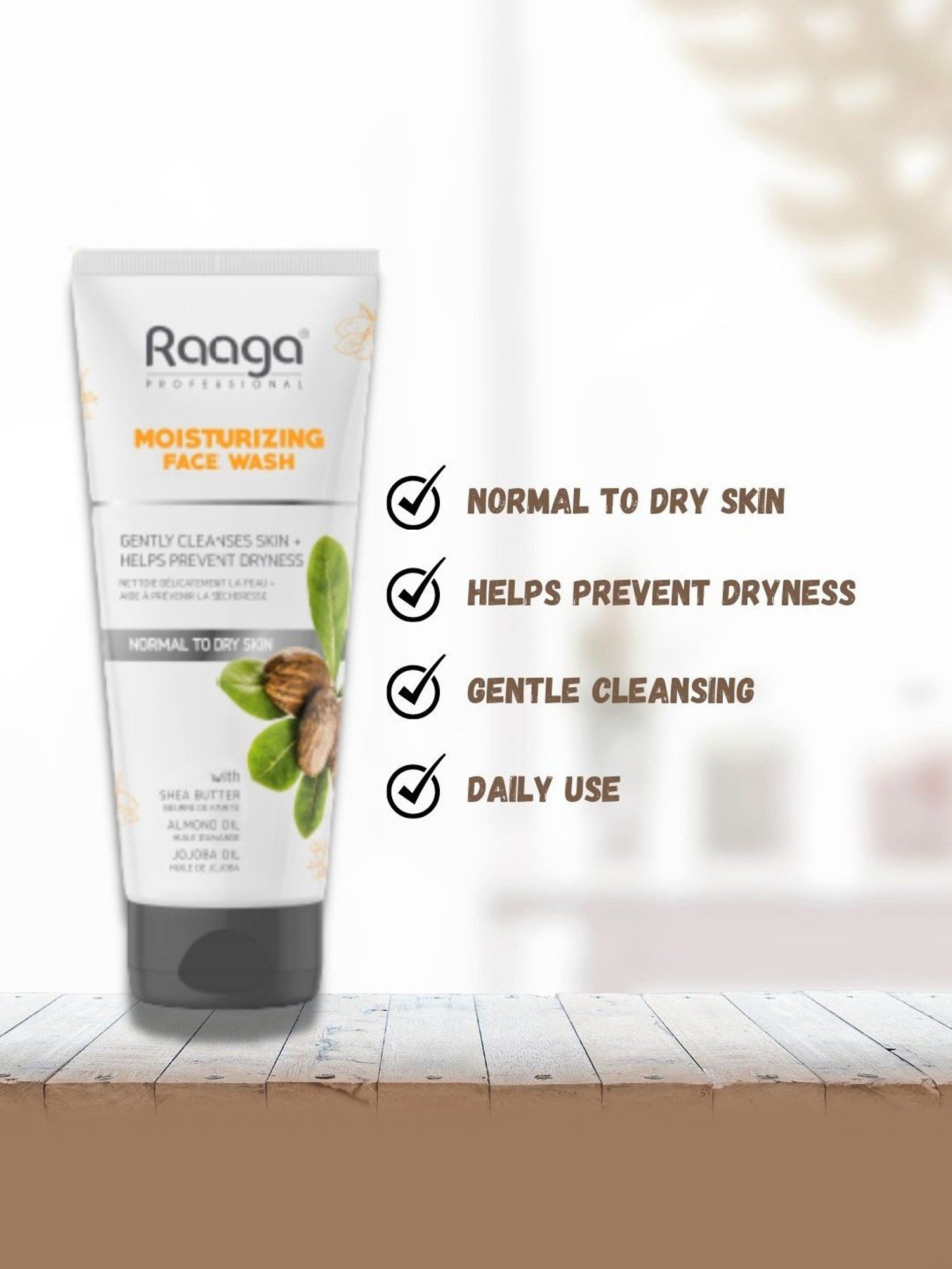Raaga Professional Moisturizing Face Wash - 500 gm