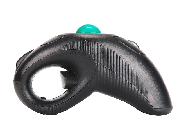 2.4GHz Trackball Wireless Finger HandHeld USB Mouse Mice Optical Thumb Controlled Ergonomic Handheld Finger Portable Mice for PC Laptop MAC computer