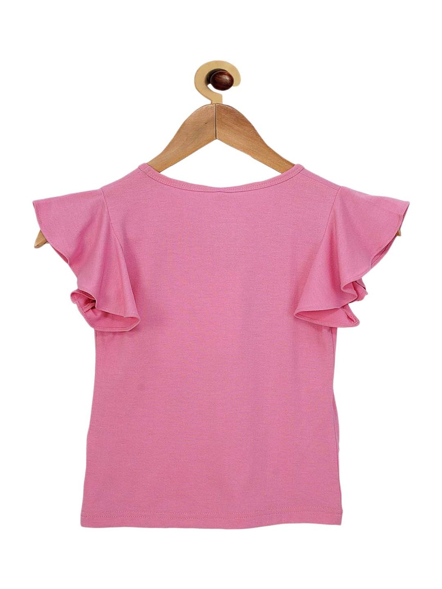 Tiny Girl Kids Pink Floral Print Top