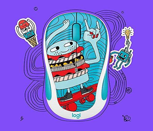 Logitech m317c Wireless Mouse Skate Burger