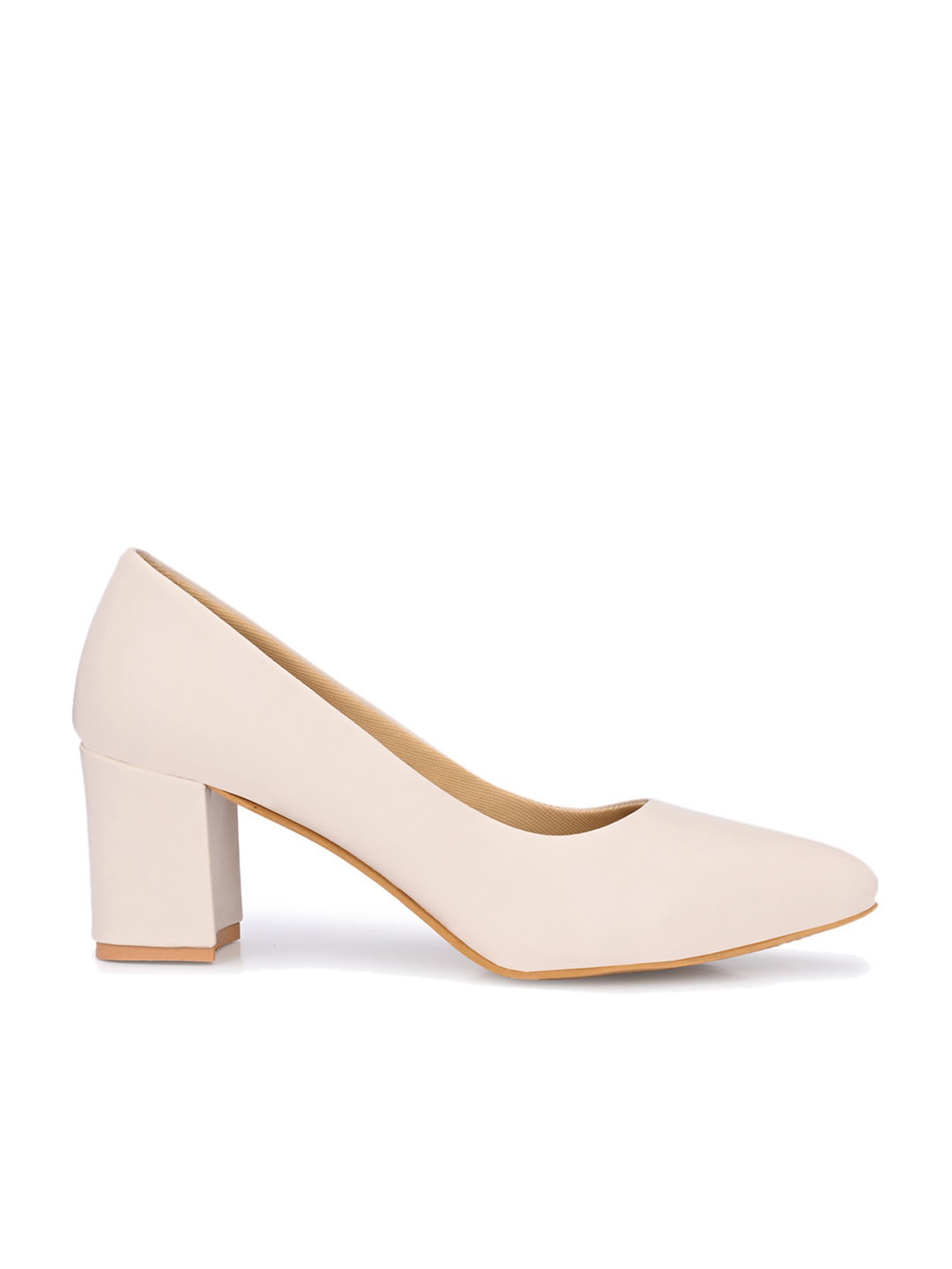 Clog London Women's Off White Casual Pumps