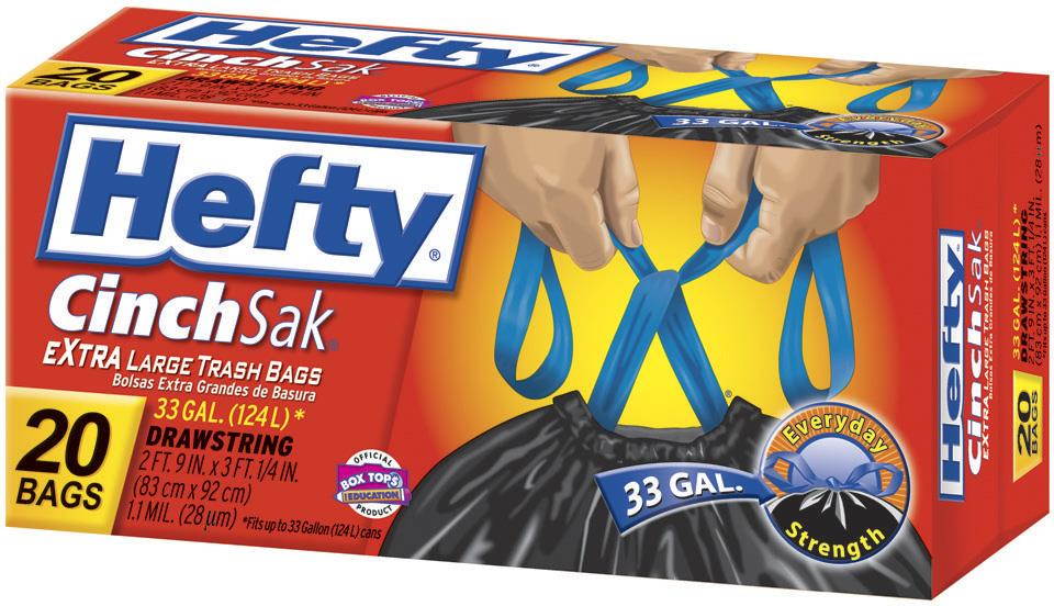 Hefty Trash 33Gl 20Ct 3326-7816