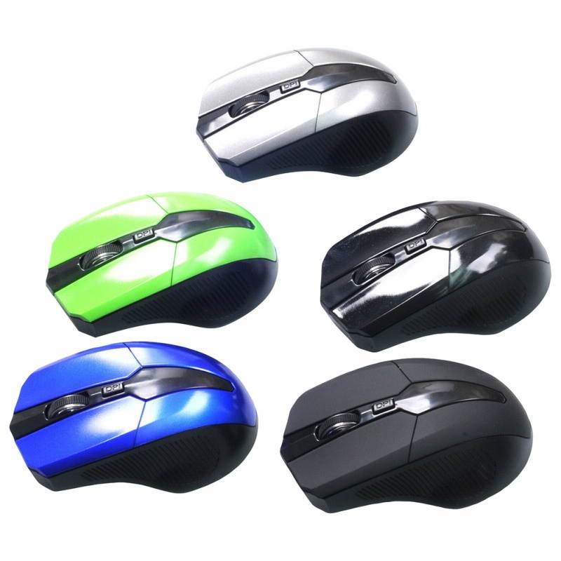 2.4GHz 4 Key Adjustable 1600DPI Optical Wireless Mouse Gaming Mice for PC Laptop