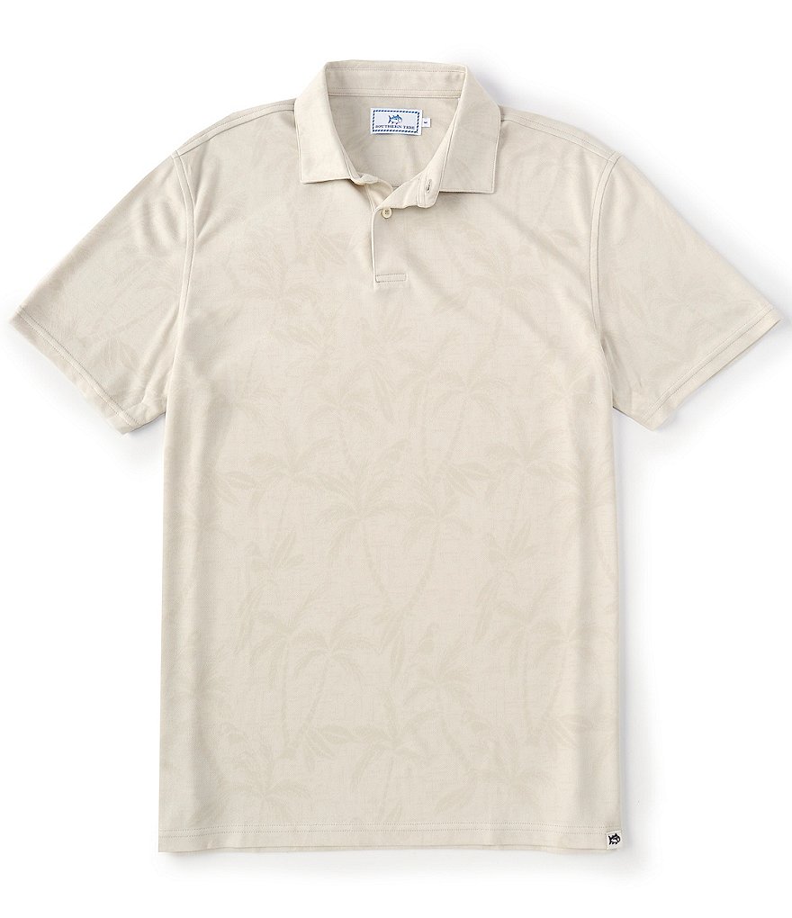 Southern Tide Verano Palm Performance Stretch Short-Sleeve Polo Shirt