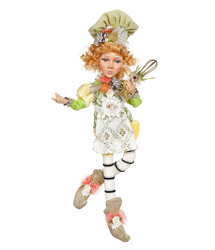 Mark Roberts Northpole Pumpkn Pie Elf Figurine
