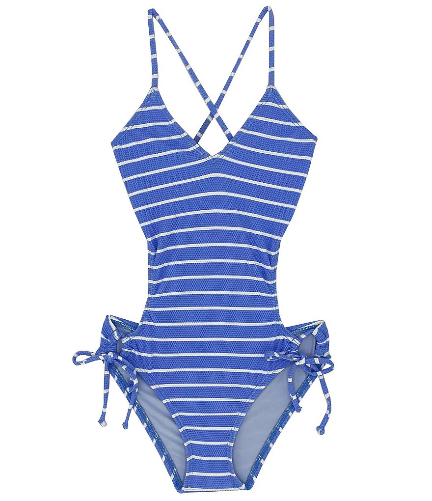 Flapdoodles Big Girls 7-10 Rainbow Tankini & Skirted Two-Piece Swimsuit