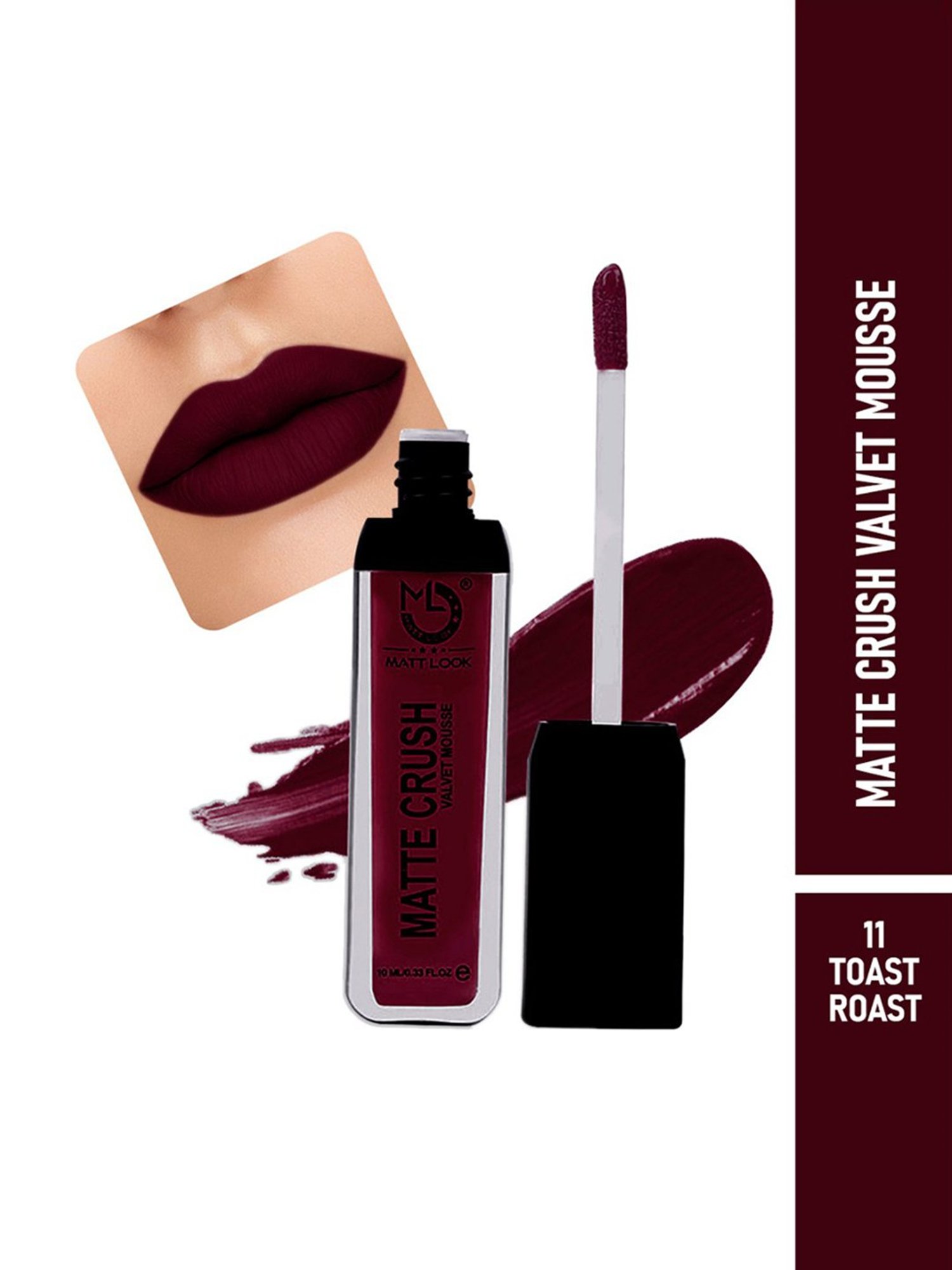 Matt Look Matte Crush Velvet Mousse Liquid Lipstick 11 Toast Roast - 10 ml
