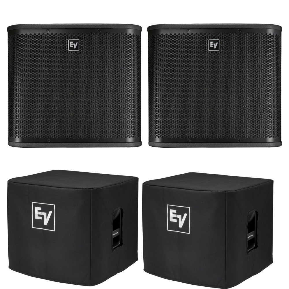 Electro-Voice ZXA1-Sub 12"(PAIR) Powered Subwoofer. W/ 2 Covers