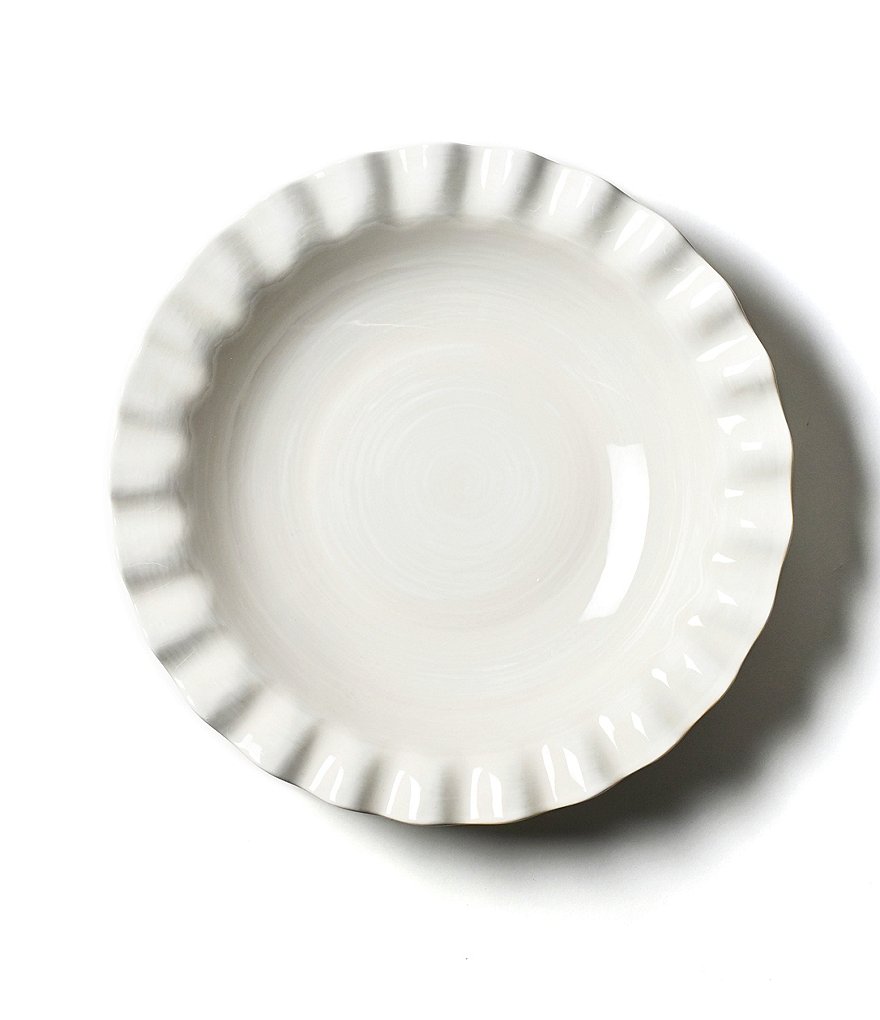 Coton Colors Signature White 13 Ruffle Best Bowl