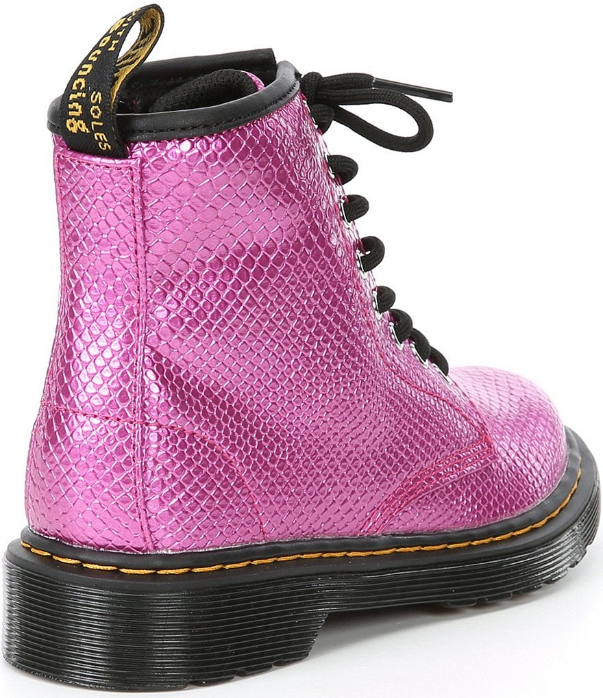 Dr. Martens Girls' 1460 Embossed Leather Boots (Youth)