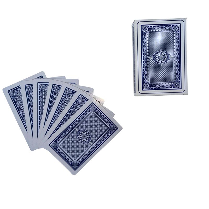 WE Games CARDS 100% plastic Poker size in a plastic case, 12 decks per box