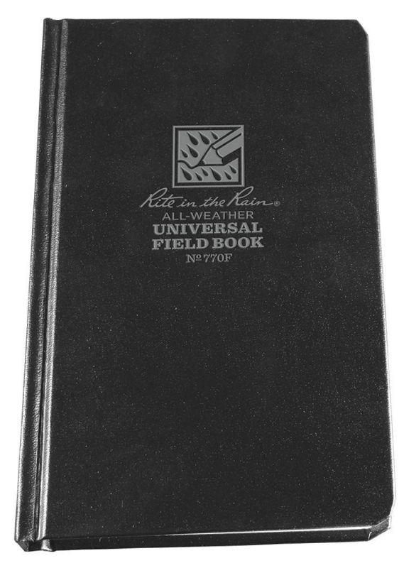 RITE IN THE RAIN 770F Bound Notebook,Uni,4-3/4in. x 7-1/2in.