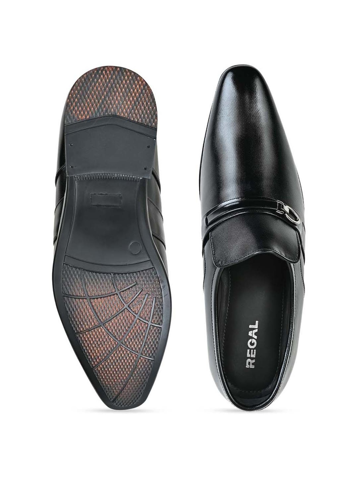 Regal Men's Black Formal Loafers