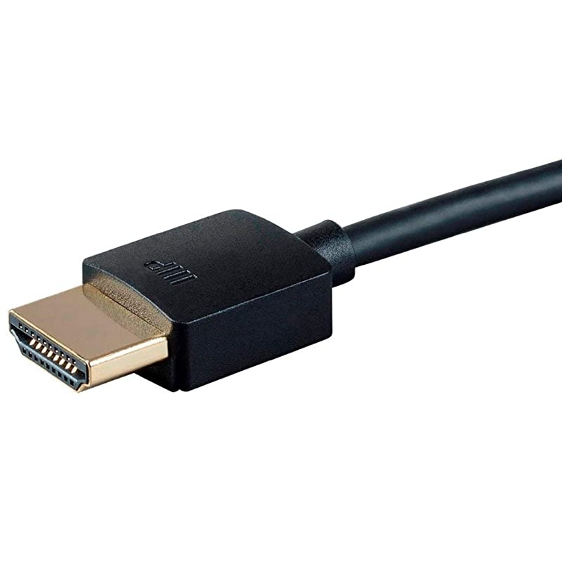 High Speed HDMI Cable 2 Pack 6 Feet Black | Certified Premium 4K60Hz HDR 18Gbps 34Awg YUV 4 Ultra Slim Series