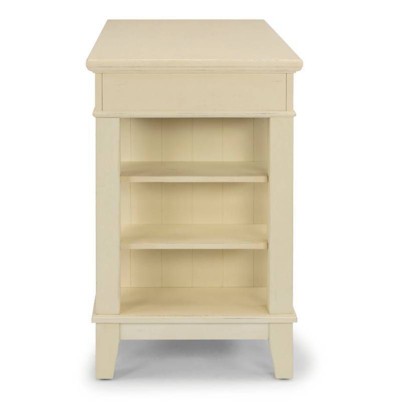 Seaside Lodge Kitchen Island Hand Rubbed White Finish - Home Styles