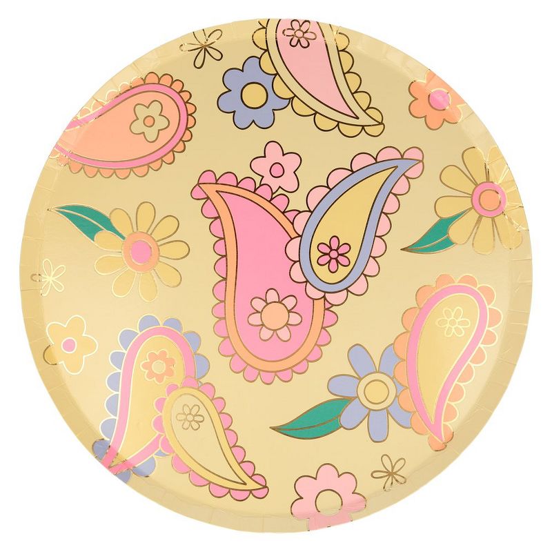 Hot Magenta Pink 9" Paper Plates - 18ct