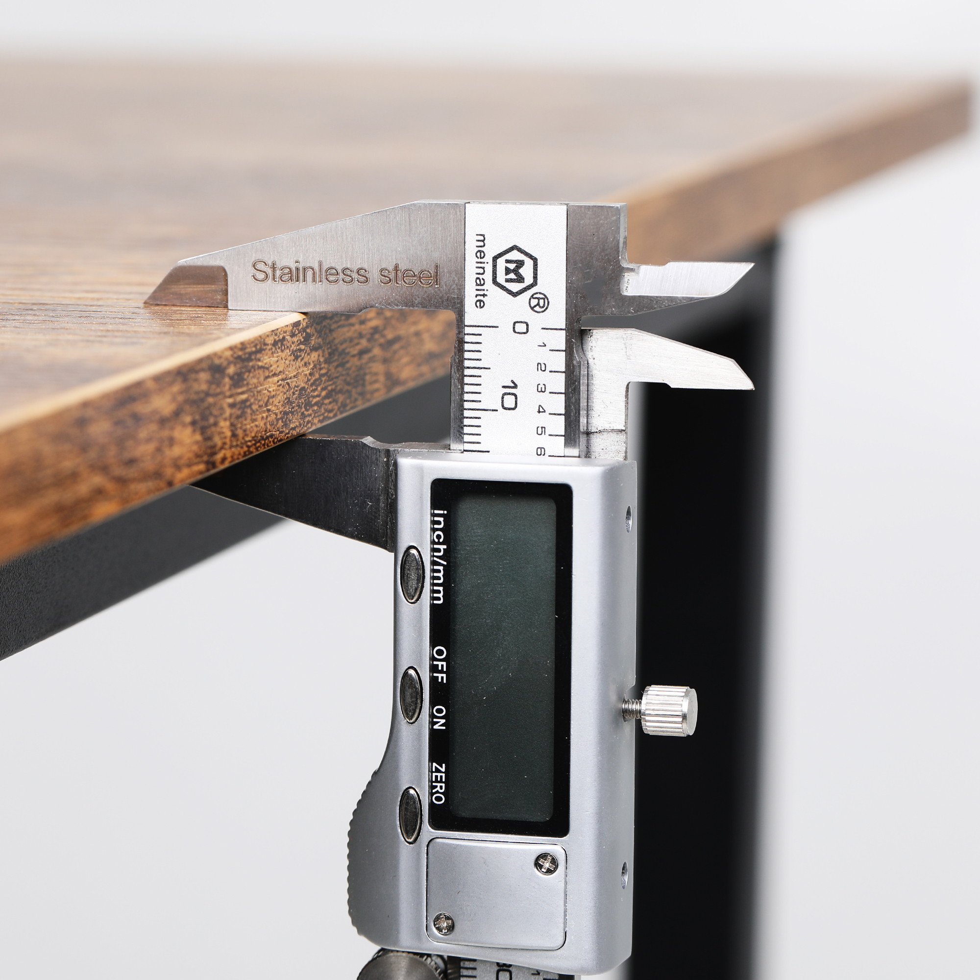 56Inch Computer Desk Home Office Desk Writing Table Study Desk Gaming Desk with A Contrasting Color Splice Board Design , Black Metal Frame