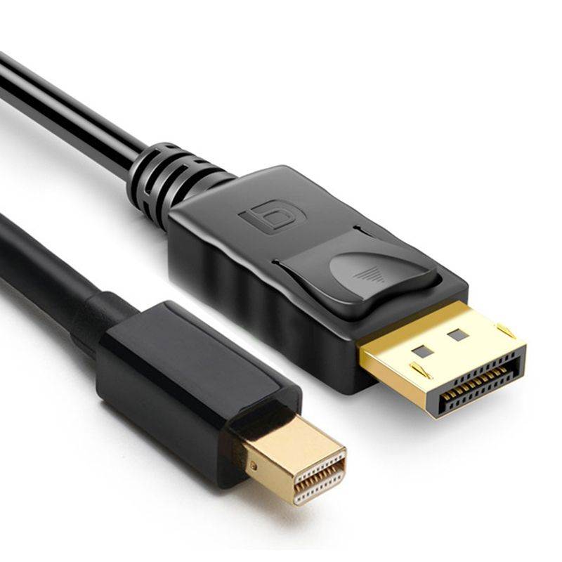 Mini DisplayPort to DisplayPort Cable 4K@60Hz, Mini DP(Thunderbolt Compatible) to DP 6/10 Feet Cable (Male to Male) Gold-Plated Cord