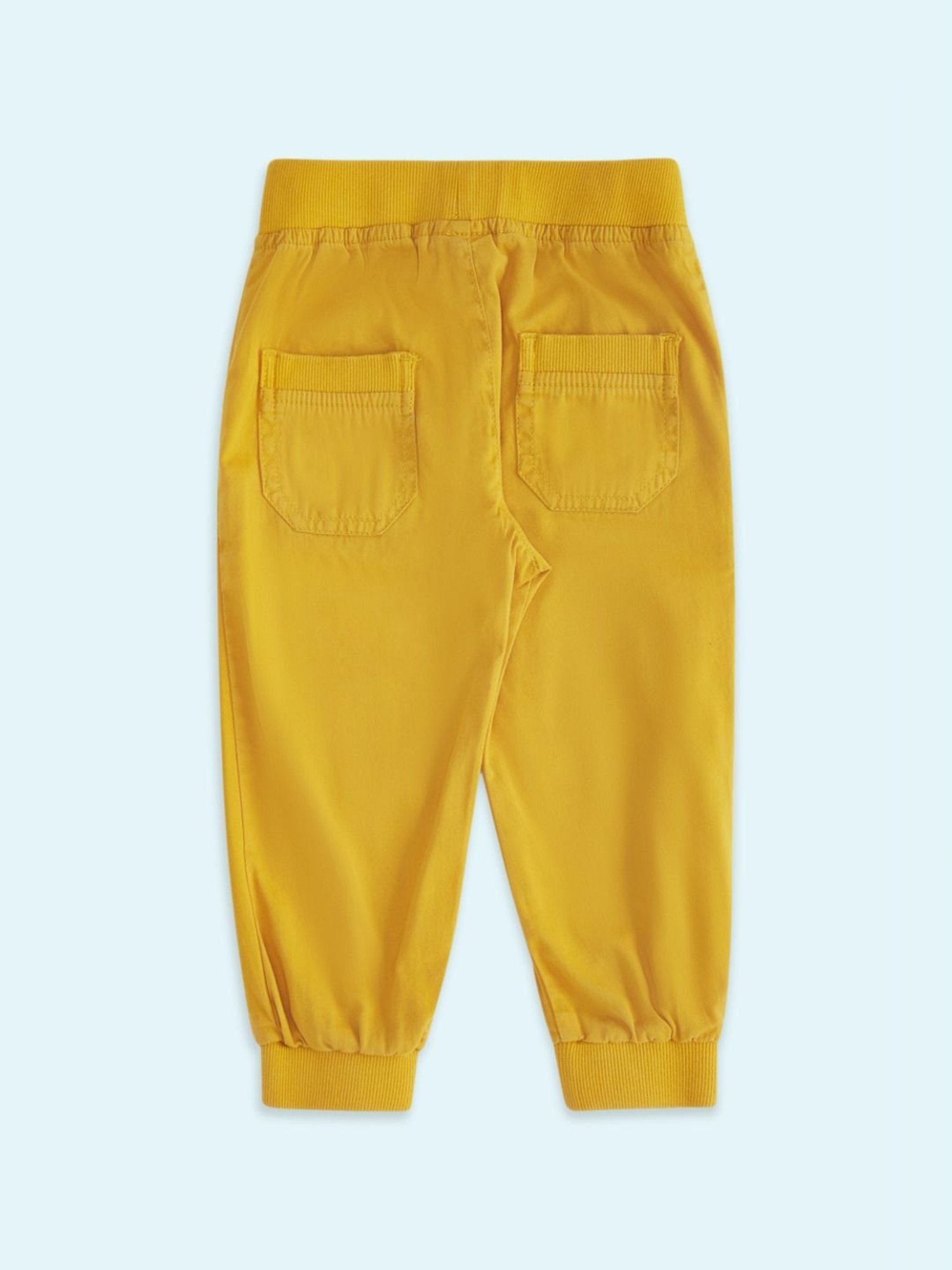 Ed-a-Mamma Baby Multicolor Solid Joggers (Pack Of 3)