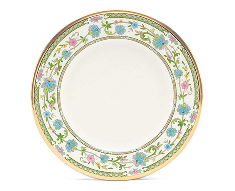 10 Strawberry Street Matte Wave Stoneware Salad Plates 8" White - Set of 6