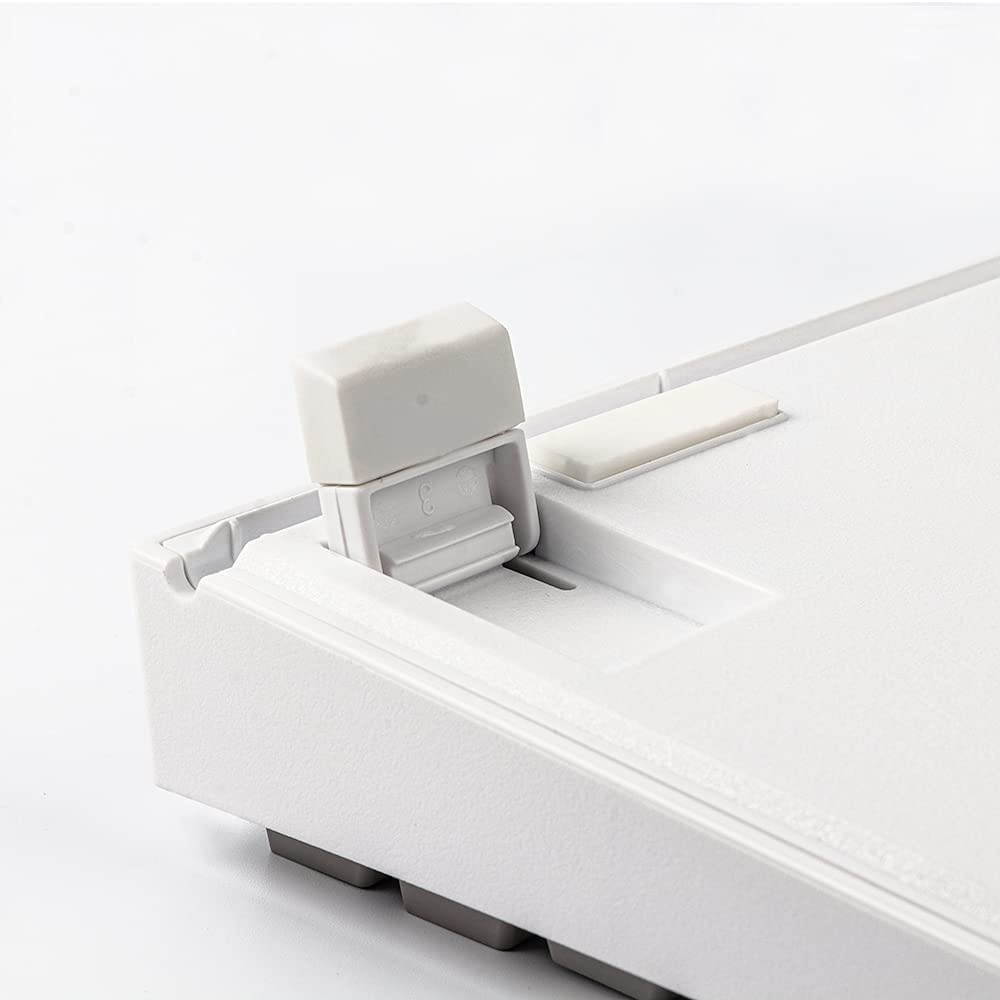 EPOMAKER EP84 84-Key RGB Hotswap Wired Mechanical Gaming Keyboard with PBT Dye-subbed Keycaps for Mac/Win/Gamers (Gateron Red Switch, Grey White)