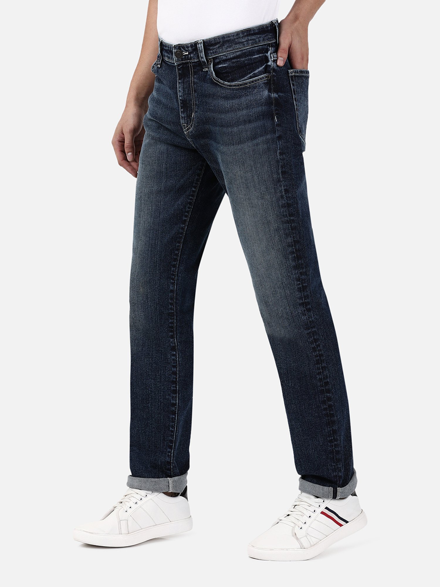 Passion Dark Blue Lightly Washed Jeans