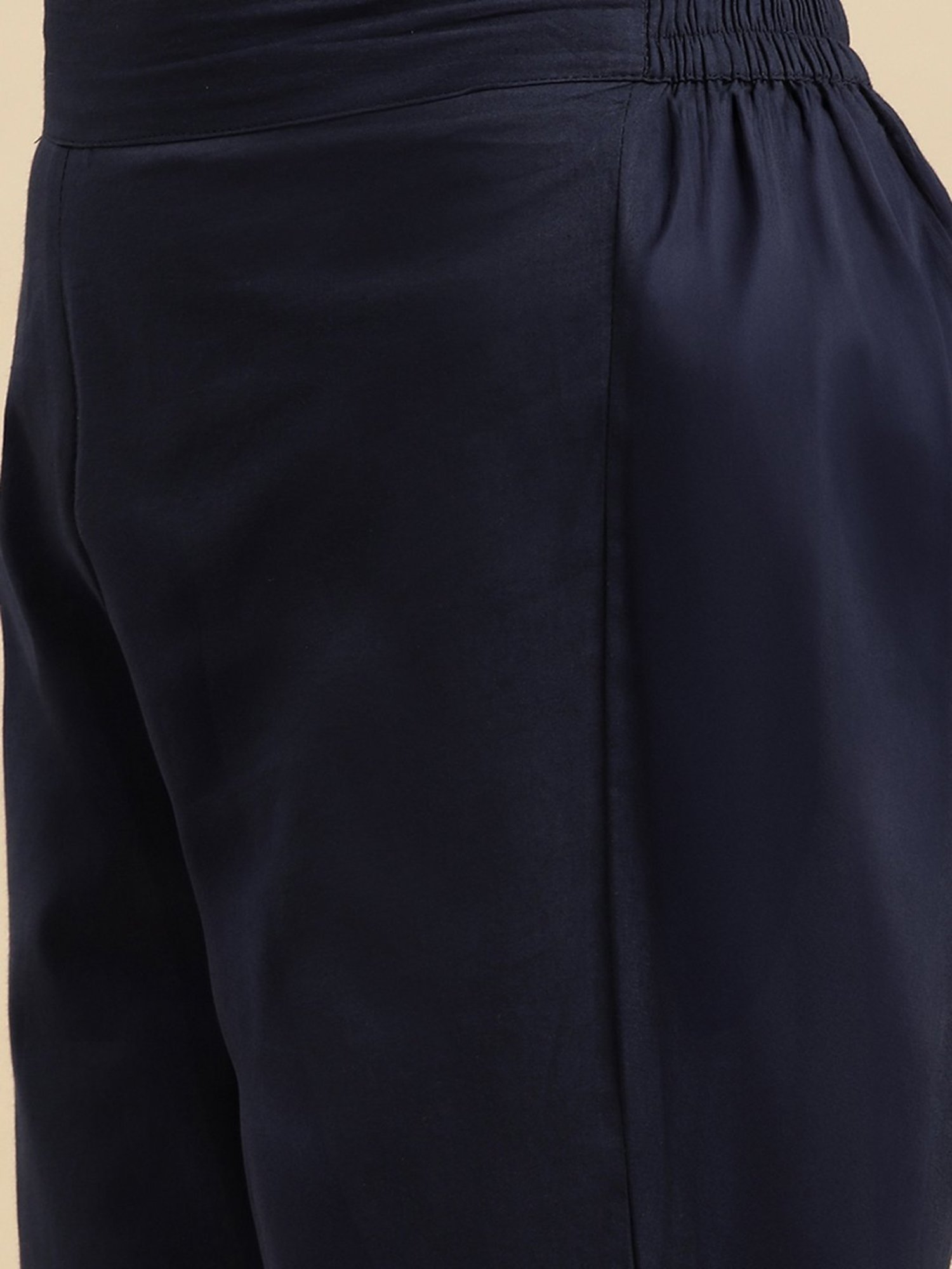 Rangita Maroon & Navy Cotton Pants - Pack of 2