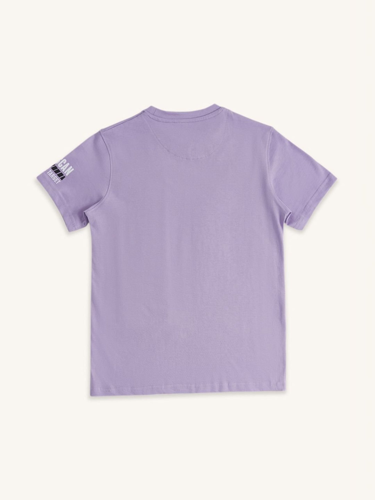 Pantaloons Junior Lilac Cotton Printed T-Shirt