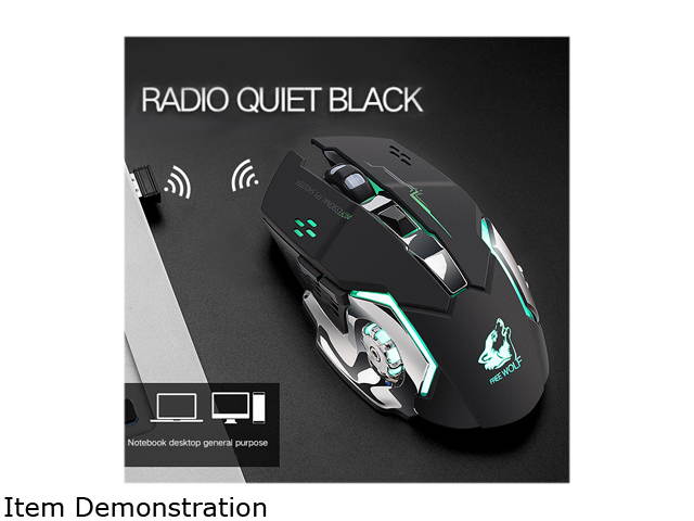 E-sport X8 Wireless Charging Gaming Mouse Mute Luminous Mechanical Mouse
