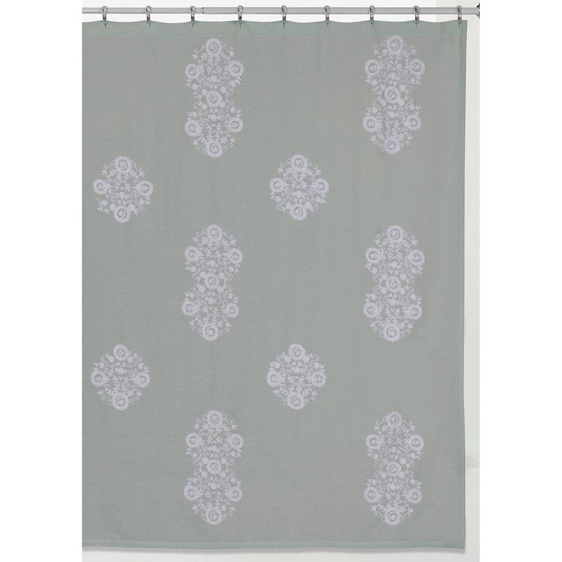 Boho Shower Curtain Gray - Creative Bath