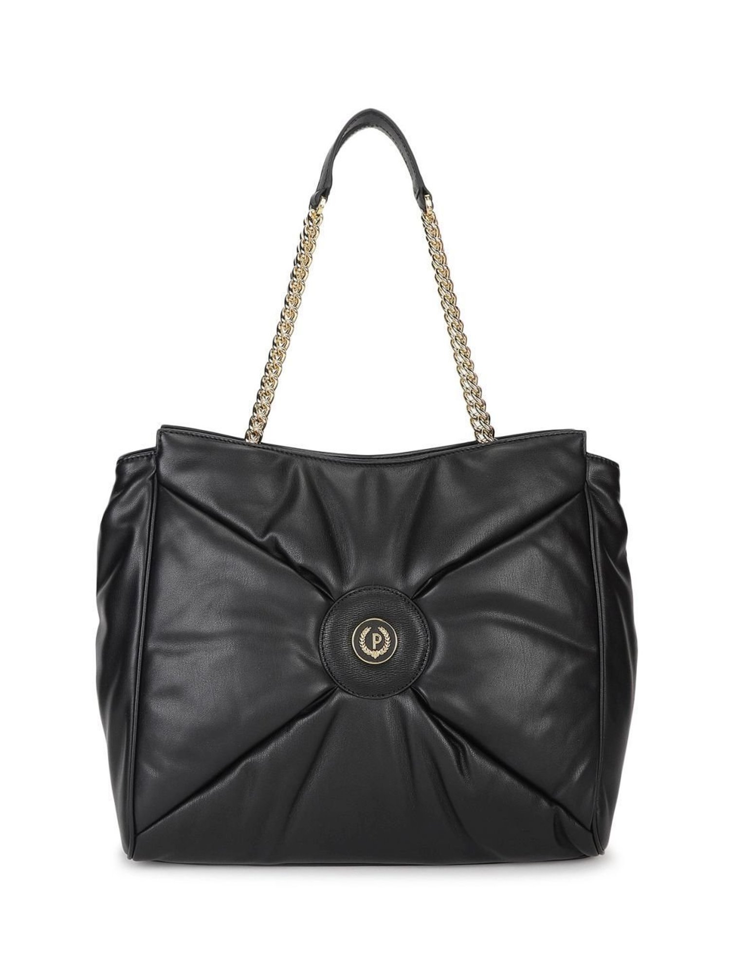 Pollini Black Large Tote