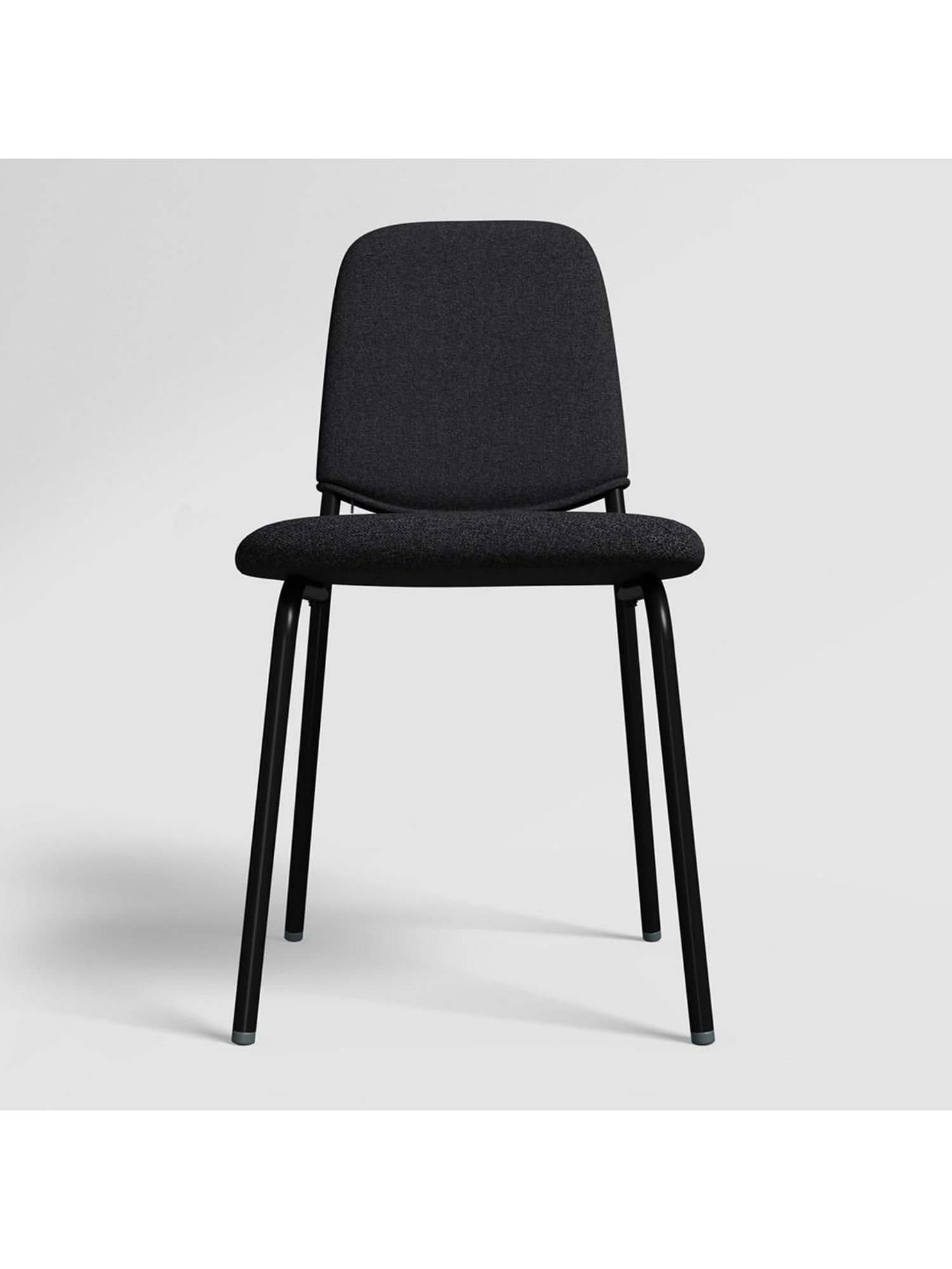 Godrej Interio Kalyx Brown Fabric & Metal Dining Chair - Set of 2