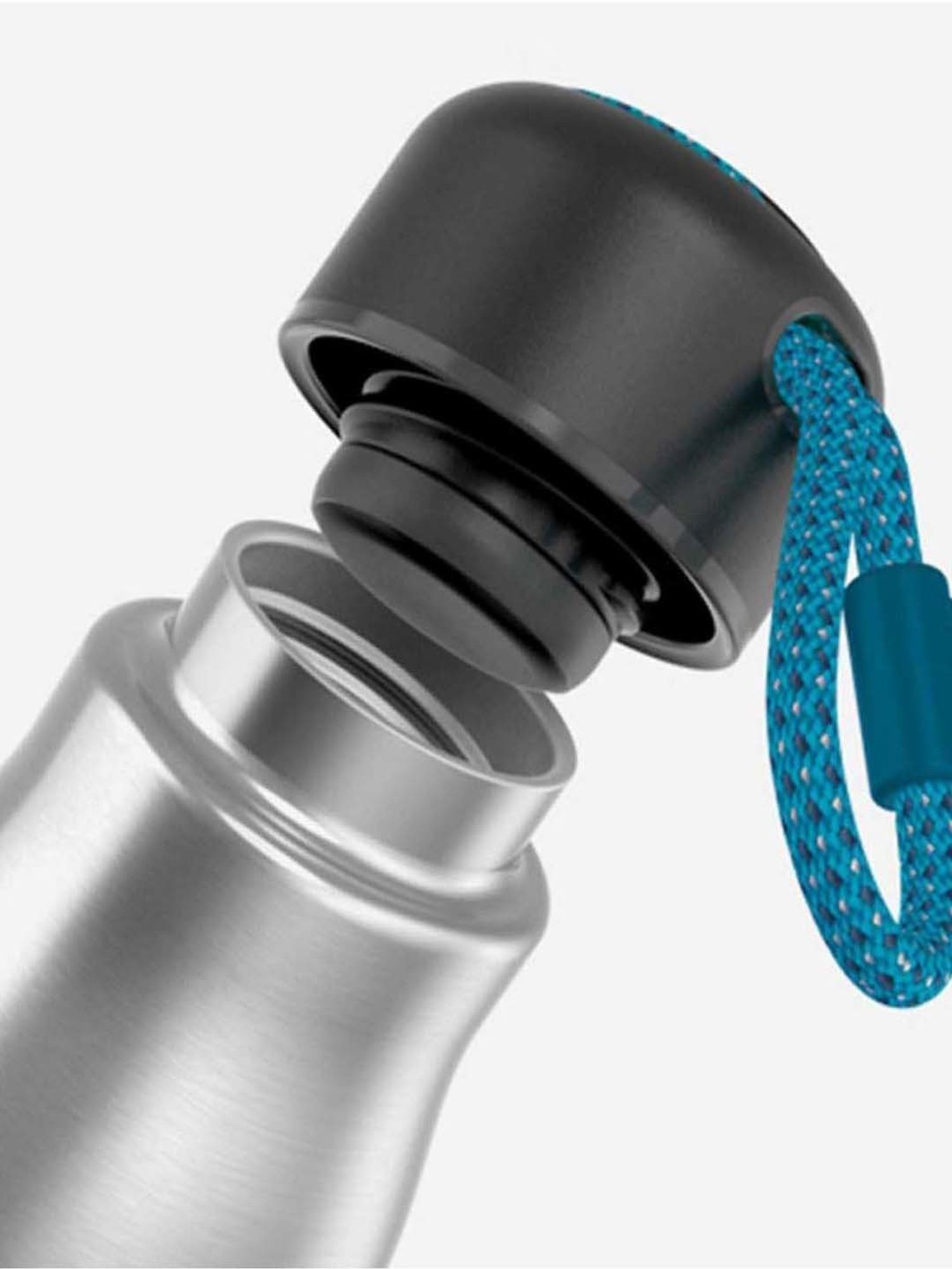 Zoku Silver Stainless Steel Water Bottle (0.35 L)