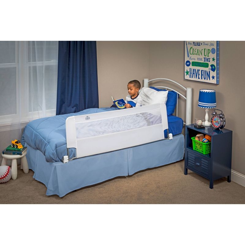 Regalo White Swing Down Extra Long Bedrail