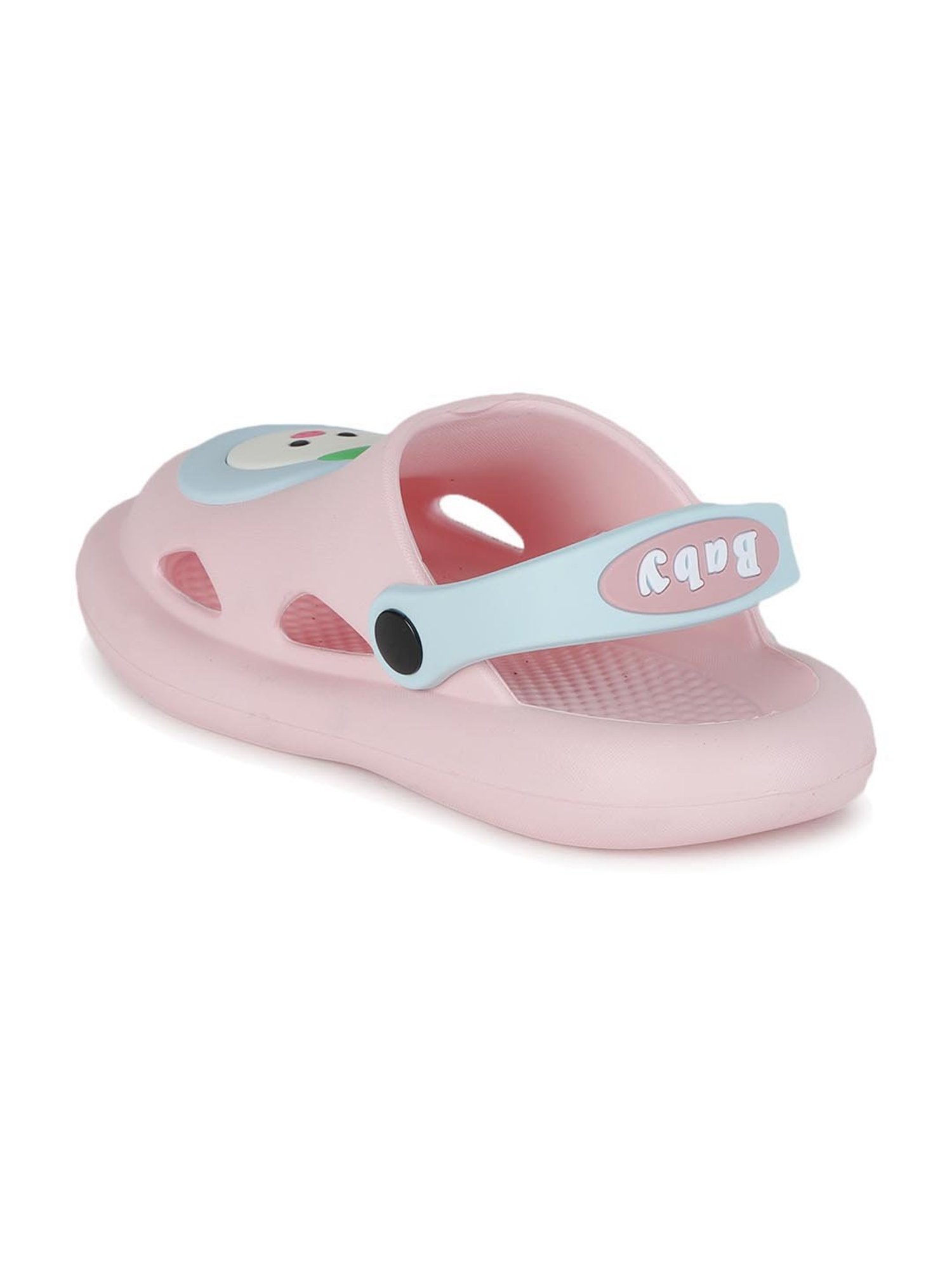Passion Petals Kids Pink Sling Back Clogs