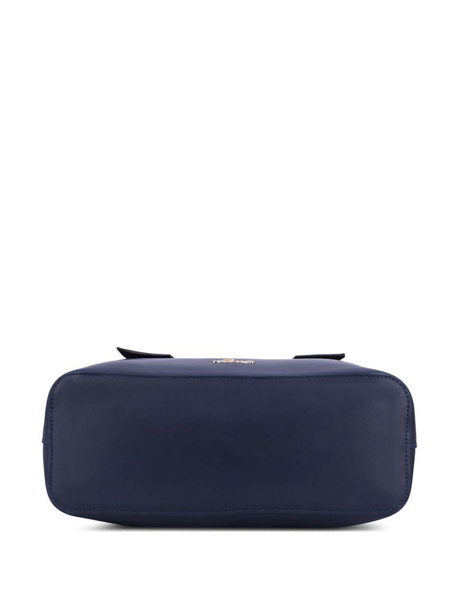 Lavie Wuru Navy Synthetic Solid Handbag