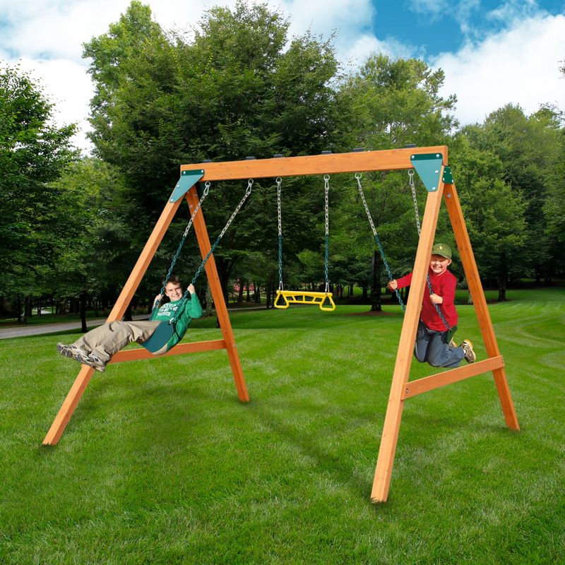 Swing-N-Slide Ranger Wood Swing Set