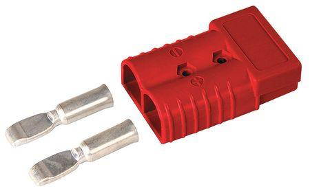 WESTWARD 23PC35 Heavy Duty Plug, Brass/Silver, 2/0 Gauge