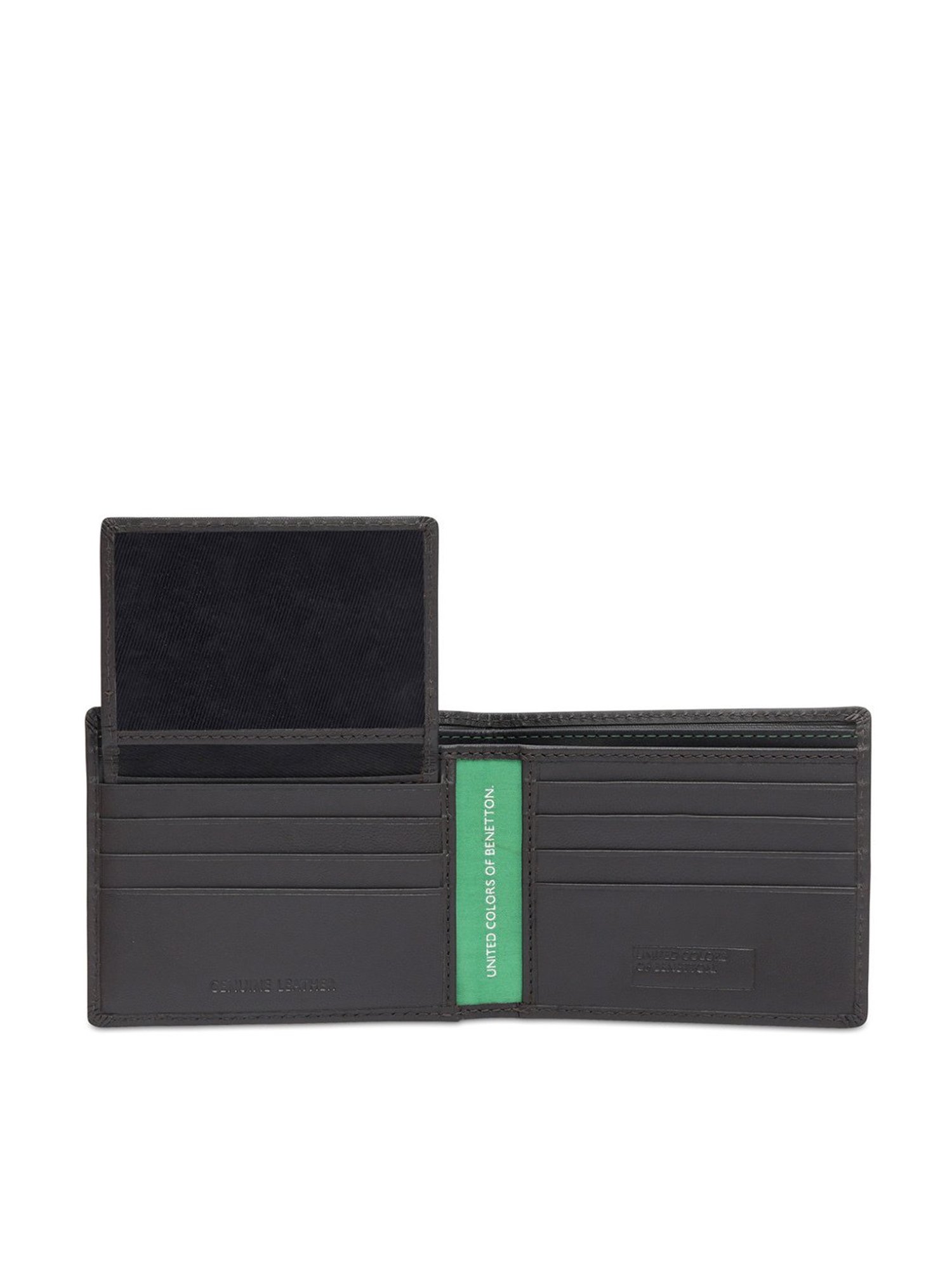United Colors of Benetton Rembla Black Casual Leather Bi-Fold Wallet For Men