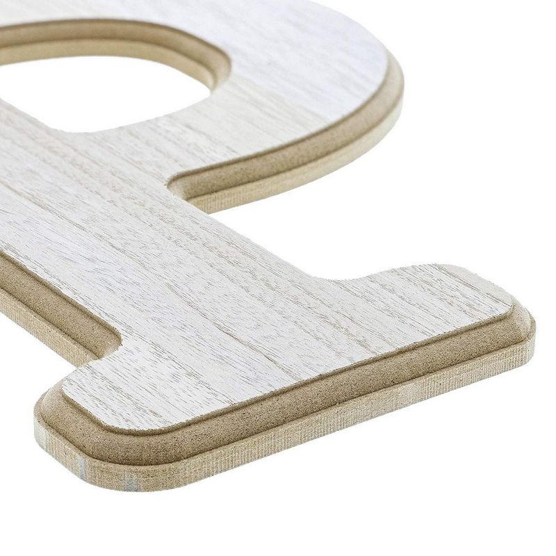 Genie Crafts Unfinished Wood 12-Inch Decorative Letters P Alphabet for DIY Crafts & Home Wall Decor