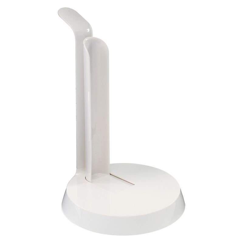 Home Basics  Easy Tear Bamboo Paper Towel Holder with Weighted Base, Natural