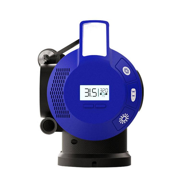 Goodyear Dual Flow 6min Flat to Full Tire Inflator and Air Compressor with Digital Display